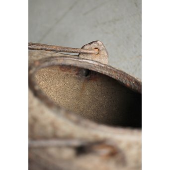 釜師 環付古鏡蓋 平提手 天明形手取釜/鉄瓶　M261 