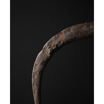 釜師 環付古鏡蓋 平提手 天明形手取釜/鉄瓶　M261 