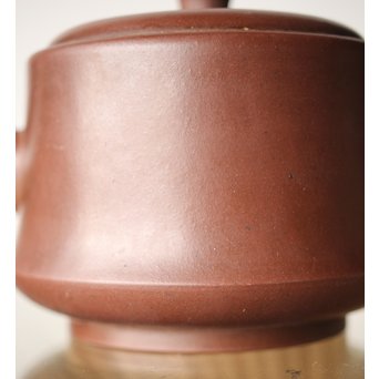 中国宜興 王石耕 紫砂朱泥急須　P242 