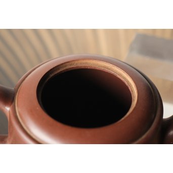 中国宜興 王石耕 紫砂朱泥急須　P242 