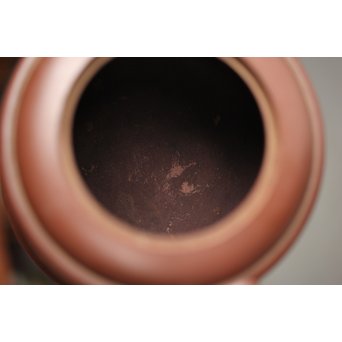 中国宜興 王石耕 紫砂朱泥急須　P242 