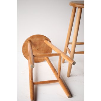 北欧風デザイン ハイスツール 2脚1組　T444 