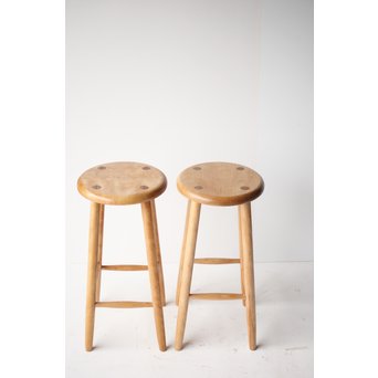 北欧風デザイン ハイスツール 2脚1組　T444