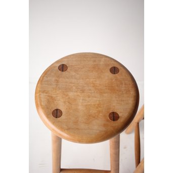 北欧風デザイン ハイスツール 2脚1組　T444 