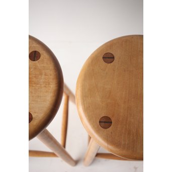 北欧風デザイン ハイスツール 2脚1組　T444 