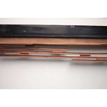 富士に龍 木彫欄間 2枚1組　R0104Y 