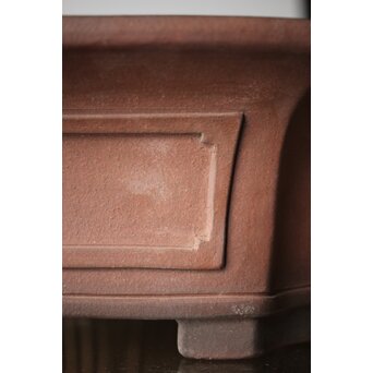 常滑焼 中野行山 外縁隅切額面長方鉢　P251 