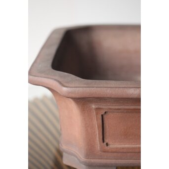 常滑焼 中野行山 外縁隅切額面長方鉢　P251 