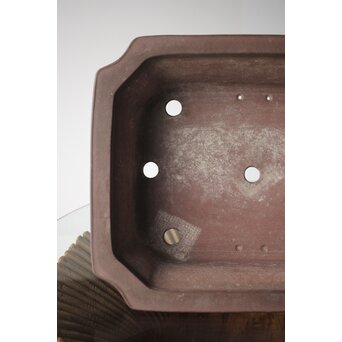 常滑焼 中野行山 外縁隅切額面長方鉢　P251 