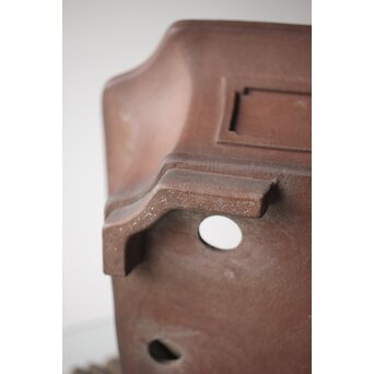 常滑焼 中野行山 外縁隅切額面長方鉢　P251 