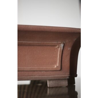 常滑焼 中野行山 外縁隅切額面長方鉢　P251 