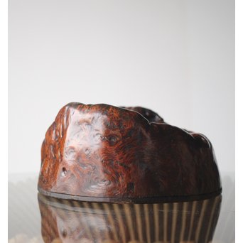 天然木 瘤木 煎茶盆  瓶掛　X299 