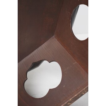 浅川巧 朝鮮の膳 所載類似手 多角朝鮮膳　X301 しっかりとした指物で　丁寧な仕事です