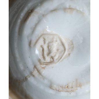 清水六兵衛 呉洲赤絵菊竹向付9/10客 呉須赤絵碗 共箱　P252 