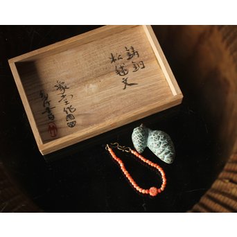 佐々木象堂 松ぼっくり帯留　M266 