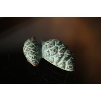 佐々木象堂 松ぼっくり帯留　M266 