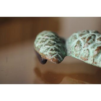 佐々木象堂 松ぼっくり帯留　M266 