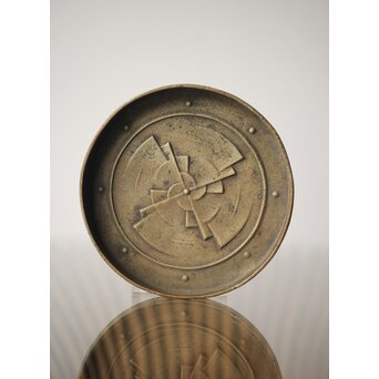 根箭忠緑 古鏡　M267