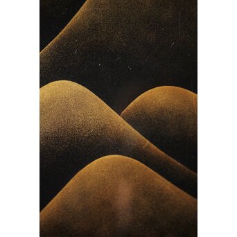 遠山蒔絵 研ぎ出し蒔絵丸盆 6枚1組　Q277 