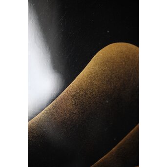 遠山蒔絵 研ぎ出し蒔絵丸盆 6枚1組　Q277 