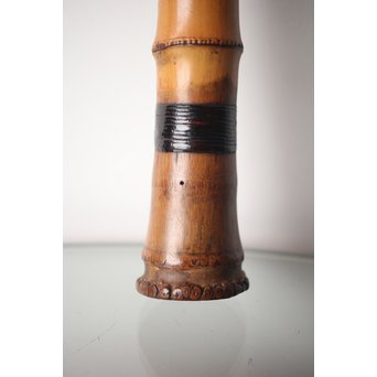 法具 江戸期 虚無僧尺八 「勇」在銘 三印 五穴　U254 