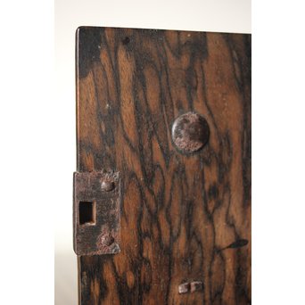 黒柿孔雀杢 印箱　X302 