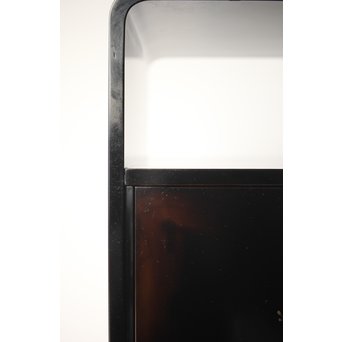 村上堆朱 稲垣豊秋 彫漆鶉三彩器局　Q278 