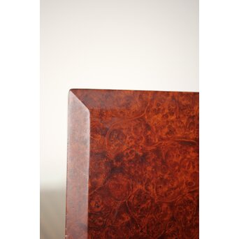 阿達祥山 楓瘤木 指物硯箱　X303 