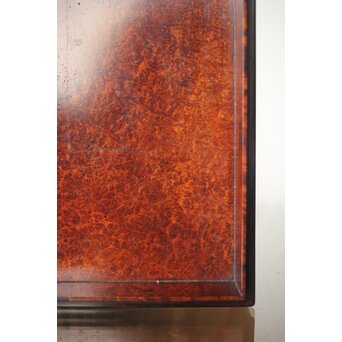 阿達祥山 楓瘤木 指物硯箱　X303 