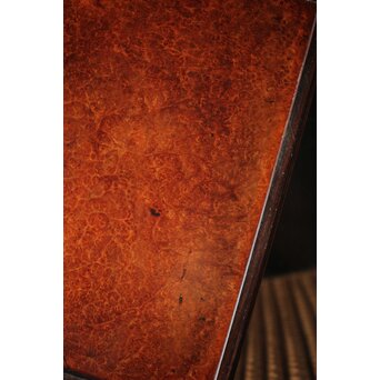 阿達祥山 楓瘤木 指物硯箱　X303 