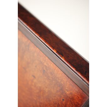 阿達祥山 楓瘤木 指物硯箱　X303 