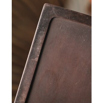 阿達祥山 楓瘤木 指物硯箱　X303 