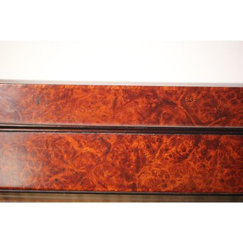 阿達祥山 楓瘤木 指物硯箱　X303 