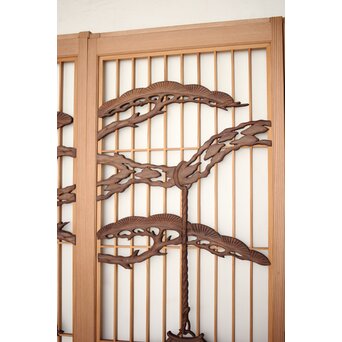 松に吊灯籠 書院 4枚1組　R0107Y 