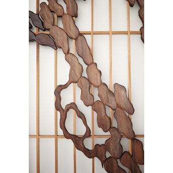 松に吊灯籠 書院 4枚1組　R0107Y 