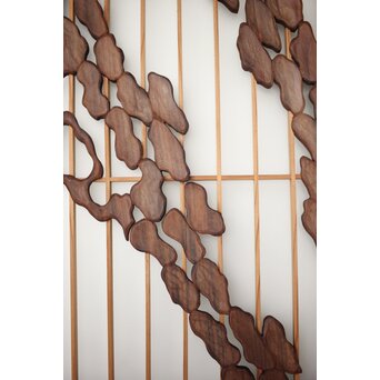 松に吊灯籠 書院 4枚1組　R0107Y 