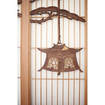 松に吊灯籠 書院 4枚1組　R0107Y 