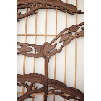 松に吊灯籠 書院 4枚1組　R0107Y 