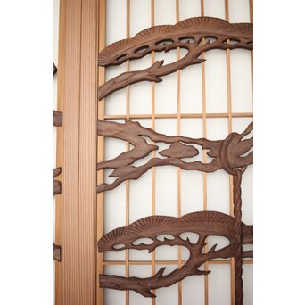 松に吊灯籠 書院 4枚1組　R0107Y 