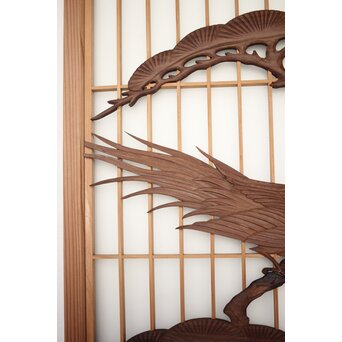 松に吊灯籠 書院 4枚1組　R0107Y 