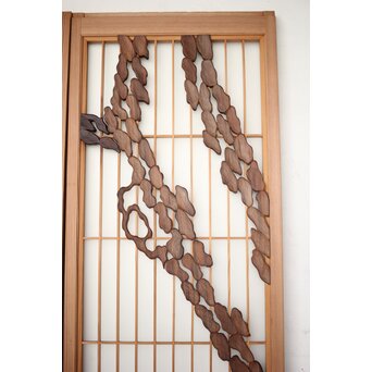 松に吊灯籠 書院 4枚1組　R0107Y 