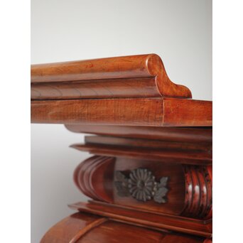 仏教美術 日蓮宗 幕末文化年号 総欅仏具前机　X304 