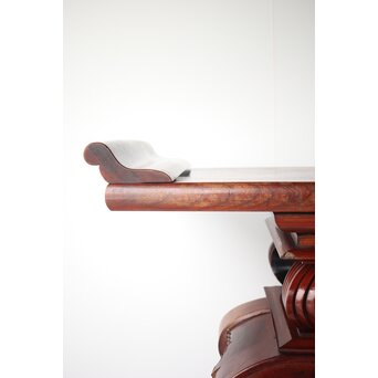 仏教美術 日蓮宗 幕末文化年号 総欅仏具前机　X304 