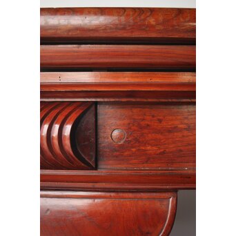 仏教美術 日蓮宗 幕末文化年号 総欅仏具前机　X304 