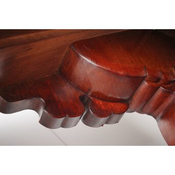 仏教美術 日蓮宗 幕末文化年号 総欅仏具前机　X304 