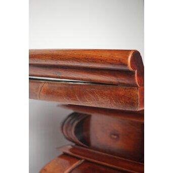 仏教美術 日蓮宗 幕末文化年号 総欅仏具前机　X304 