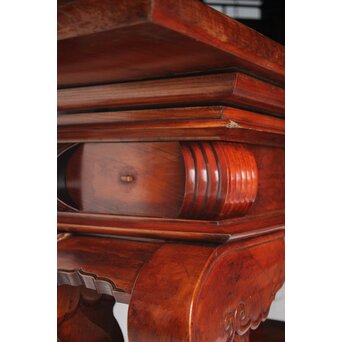 仏教美術 日蓮宗 幕末文化年号 総欅仏具前机　X304 