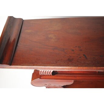 仏教美術 日蓮宗 幕末文化年号 総欅仏具前机　X304 