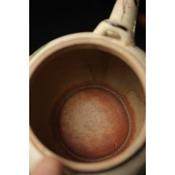 皆川マスか 益子焼 山水 土瓶 急須　P254 