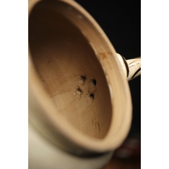 皆川マスか 益子焼 山水 土瓶 急須　P254 